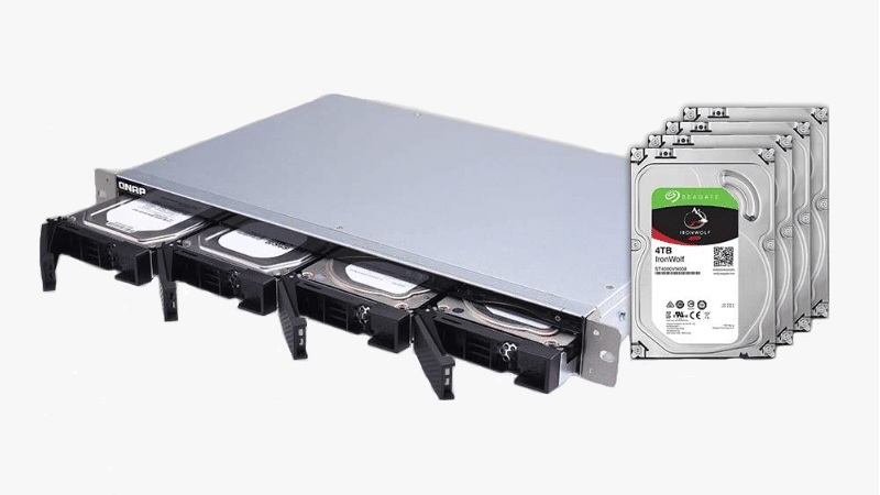 Interface logicielle du NAS